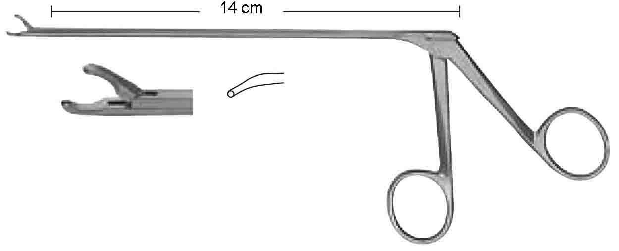 MİKRO GRASPİNG FORSEPS 1.0MM ÇAP 14CM
